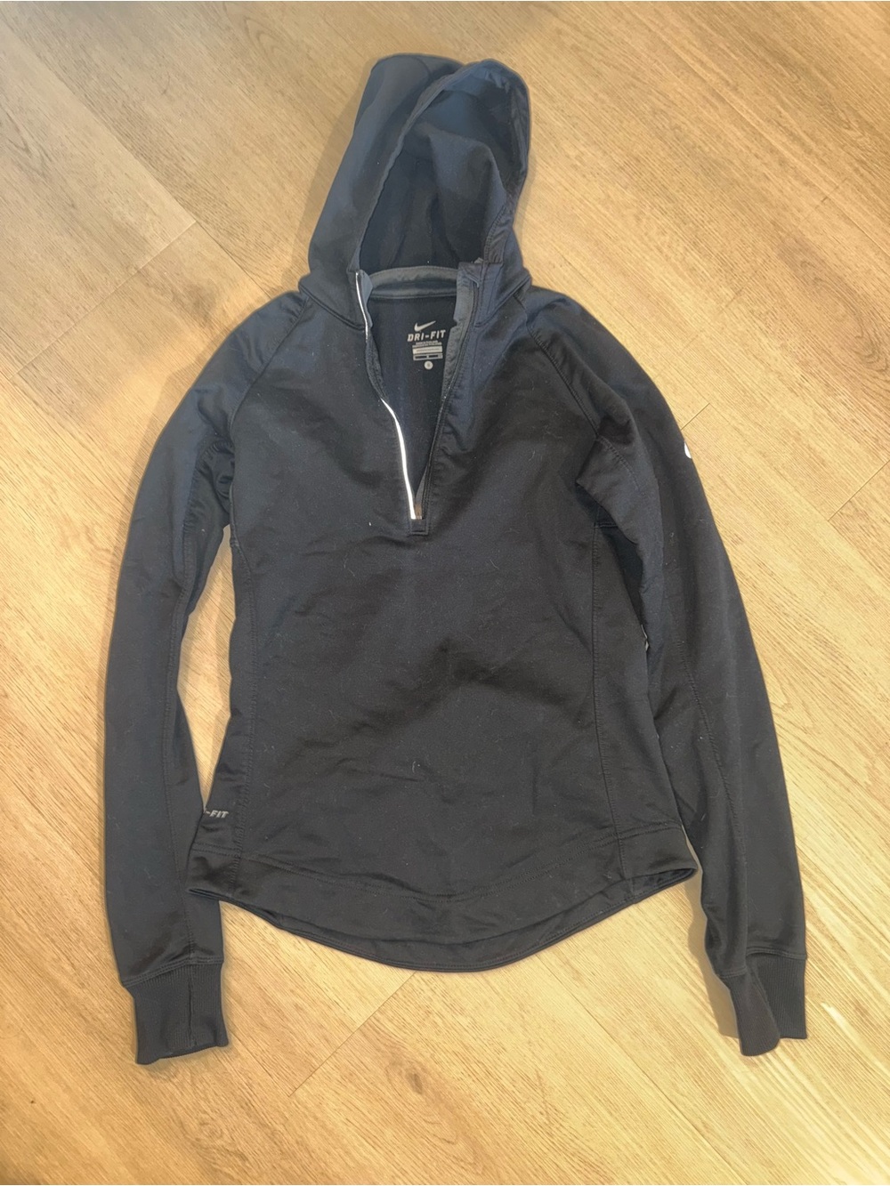 Nike Black Dri-FIT Pullover Half-Zip Hoodie